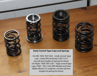 1920s Coil Valve Spring Parts